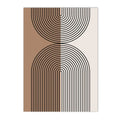 Minimalist Geometry Wall Art Print by Axyaa - Modern Abstract Canvas Painting for Home Decor