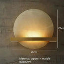 Marble Wall Lights Copper E14 Bulb Indoor Sconce for Axyaa Parlor Aisle Bedside