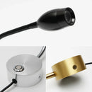 Axyaa Dimmable LED Reading Wall Lamp: Nordic Style Bedside Sconce, Gooseneck Design