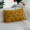 Axyaa Christmas Tree Plush Sequin Throw Pillow Cover