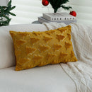 Axyaa Christmas Tree Plush Sequin Throw Pillow Cover