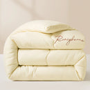 Axyaa Soft Fluffy Queen Size Comforter Duvet Insert, Thickened Warm Quilt for Autumn/Winter