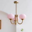 Axyaa French Cream Chandeliers: Retro Style, Warm Lighting Fixtures for Living Room & Bedroom