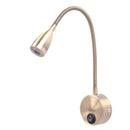 Axyaa LED Wall Lamp: Modern Bedroom Spotlight for Flexible Reading, Eye-Caring Work Light