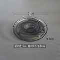 Axyaa Glass Irregular Salad Plate Set - Creative Molecular Cuisine Tableware