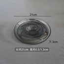 Axyaa Glass Irregular Salad Plate Set - Creative Molecular Cuisine Tableware