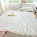 Axyaa Ice Silk Mat Cool Mattress Cover 3-Piece Set
