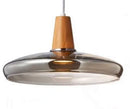 Axyaa Solid Wood Art Glass Pendant Chandelier for Home Decor