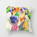 Axyaa Cute Dog Pattern Pillowcase Cover 45x45cm for Kids Room & Living Sofa Decor