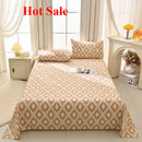 Axyaa Striped Print Cotton Mat Bed Sheet Set - Thick & Breathable