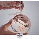 Axya Glass Ball Pendant Lamp: Simple Nordic Style Bedroom Lighting