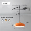 Axyaa Rocking Arm Pendant Chandelier for Living Room, Bedroom, Bar Table