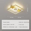 Axyaa Remote Control Living Room Ceiling Fan Light - Simple Modern Design