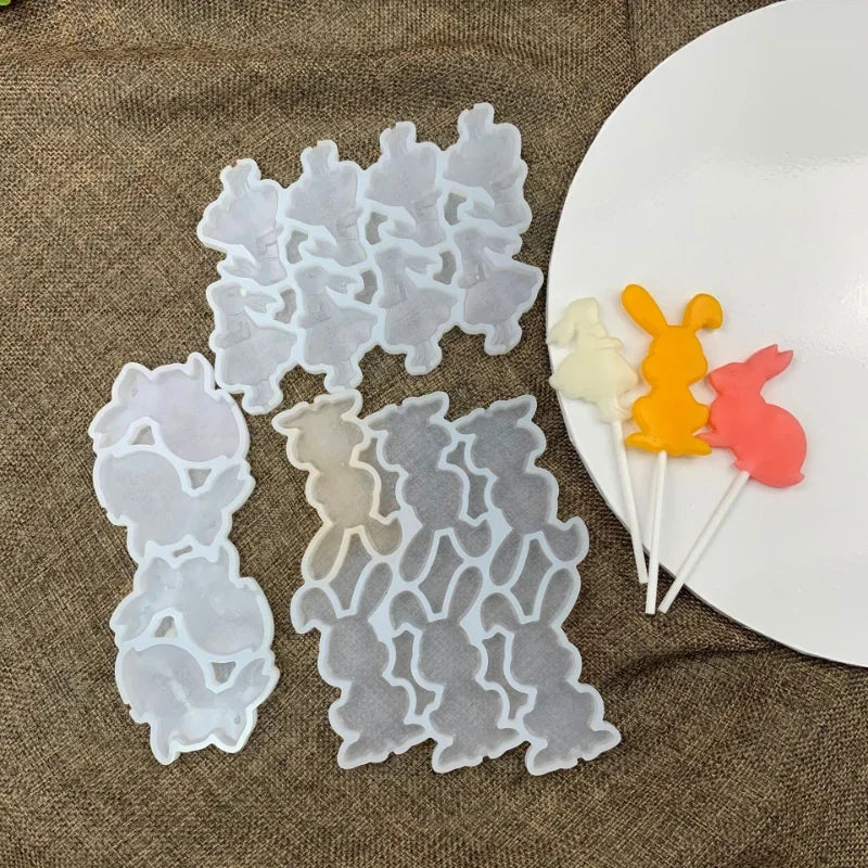 Axyaa Silicone Lollipop Molds Cake Decorating Chocolate Baking Mould