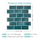 Axyaa 3D Subway Tile Wall Panel Sticker for Kitchen Bathroom Living Room