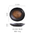 Axyaa Ceramic Sushi Snack Plates Set | Creative Restaurant Tableware and Small Dishes