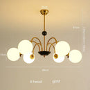 Cream Glass Ball Pendant Light by Axyaa: Modern French Style, Retro Design for Home Decor.