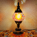 Axyaa Turkish Mosaic Table Lamp: Handcrafted Vintage Art Deco Bedside Light