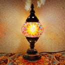 Axyaa Turkish Mosaic Table Lamp: Handcrafted Vintage Art Deco Bedside Light