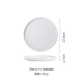 Axyaa Ceramic Stone Pattern Steak Plate for Pasta, Pizza & Japanese Cuisine