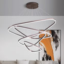 Axyaa LED Chandelier Pendant Lamp for Dining Room | Modern Hanging Ceiling Light