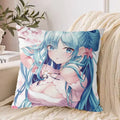 Axyaa Hatsune Miku Cushion Cover Set - Anime Fall Decor 45x45cm