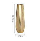 Luxury Gold Ceramic Vase by Axyaa - Elegant Porcelain Flower Vase for Home Decor