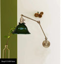 Axyaa Brass Glass Wall Lamp Japanese Retro Luxury Lighting