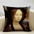 Axyaa Four Seasons Famous Paintings Decorative Pillow Case 45x45cm for Living Room