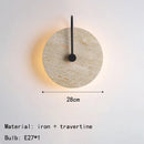Axyaa Natural Stone Wall Lamp Sconce Art Decor for Home Lighting Fixtures