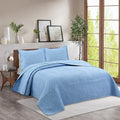 Axyaa Cotton Quilted Bed Cover Set, American Simple Washed Cotton Bedding, Three-Piece Home Textile