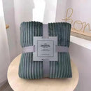Axyaa Beige Coral Fleece Blanket - Soft, Warm Bedspread & Sofa Cover