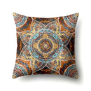 Abstract Geometric Bohemian Pillowcase in Colorful Exotic Style by Axyaa