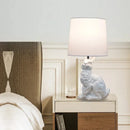 Axyaa Nordic Rabbit Shade Table Lamps: Resin Industrial Art Decor for Bedroom & Living Room