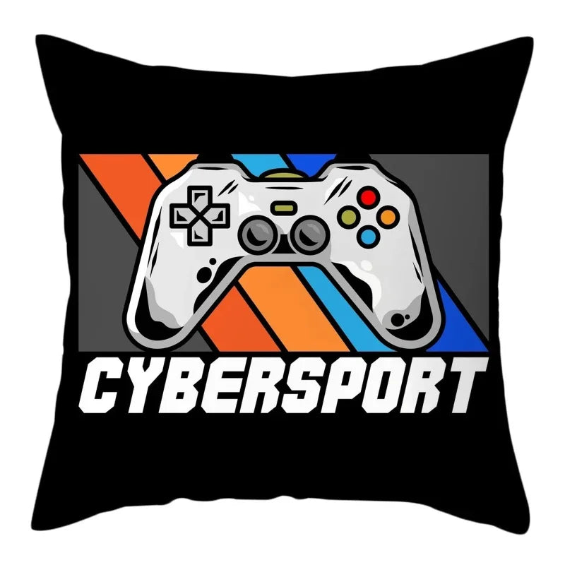 Axyaa Gaming Handle Player Pillowcase - Comfortable Home Decor