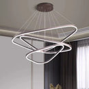 Axyaa LED Chandelier Pendant Lamp for Dining Room | Modern Hanging Ceiling Light