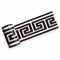 Geometric Pattern Waist Lines Wall Border Stickers by Axyaa