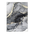Pink Marble Abstract Canvas Painting Wall Art Print Home Decor by Axyaa