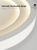 Axyaa Round Master Bedroom LED Ceiling Lamp - Modern Nordic Living Room Lighting