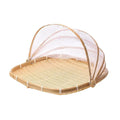 Bamboo Mesh Basket with Anti-Mosquito Net by Axyaa