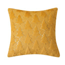 Luxurious Christmas Tree Embroidered Pillow Covers by Axyaa