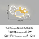 Axyaa Nordic Butterfly LED Ceiling Lamp for Romantic Home Lighting
