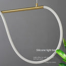 Axyaa Minimalist LED Pendant Chandelier for Dining Table and Bar Counter