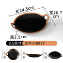 Axyaa Plastic Handle Plates for Commercial Catering Restaurants