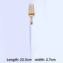Axya Stainless Steel Cutlery Set with Silicone White Handle Spoon and Fork