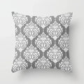 Axyaa Geometric Grey Pillowcase Set
