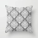 Axyaa Geometric Grey Pillowcase Set