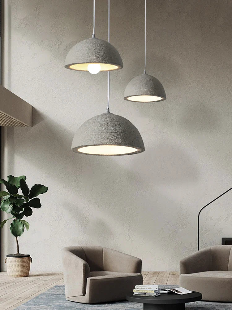 Axyaa Nordic Minimalist Wabi Sabi LED Chandelier for Restaurant, Bedroom, Living Room
