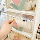 Axyaa Stackable Transparent Lid Storage Box for Clothes, Toys, and Dolls