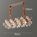 Axyaa Modern LED Pendant Chandeliers for Living Room and Dining Room